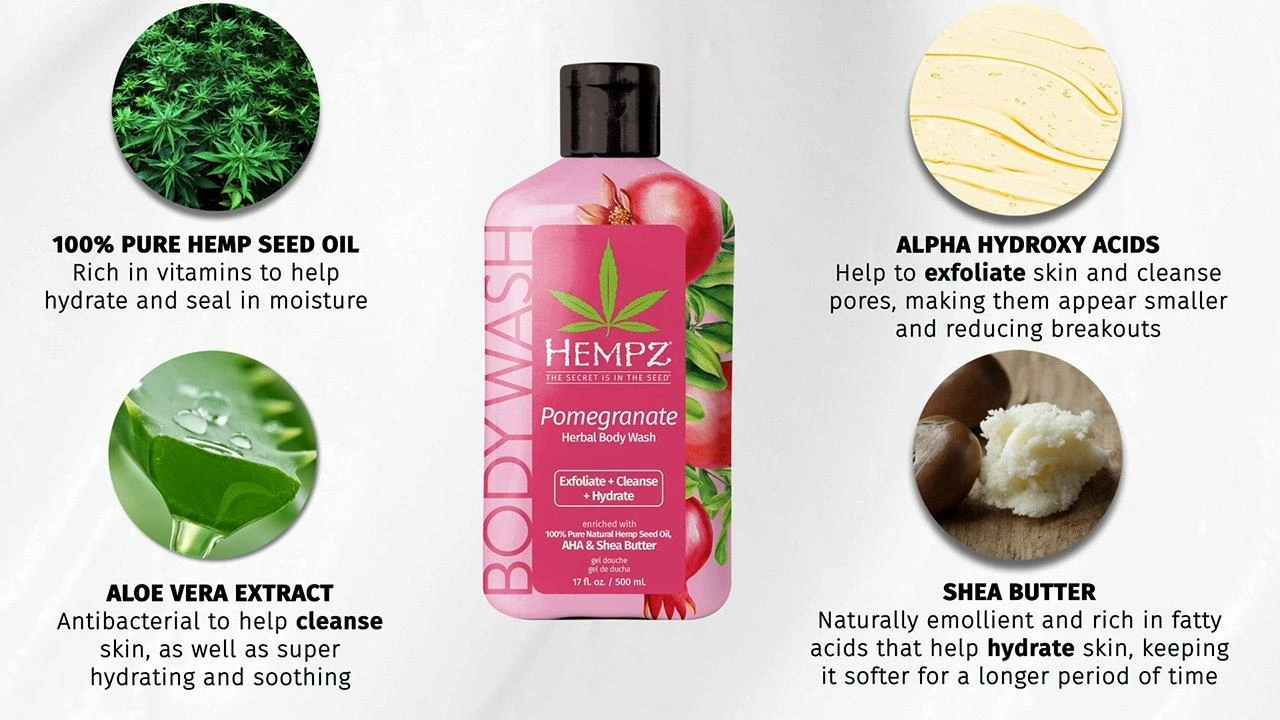 Pomegranate Herbal Body Wash 2 Pomegranate Herbal Body Wash - Image 2