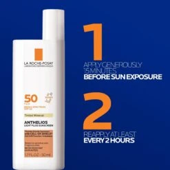 LA ROCHE-POSAY Anthelios Mineral Tinted Ultra Light Face Sunscreen Fluid SPF 50 -Cheap Beaunisa Store 2246041cm alt05