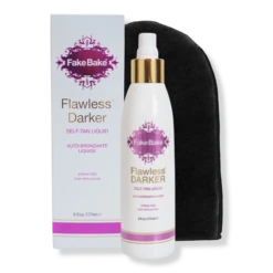Flawless Darker Self-Tan Liquid & Professional Mitt