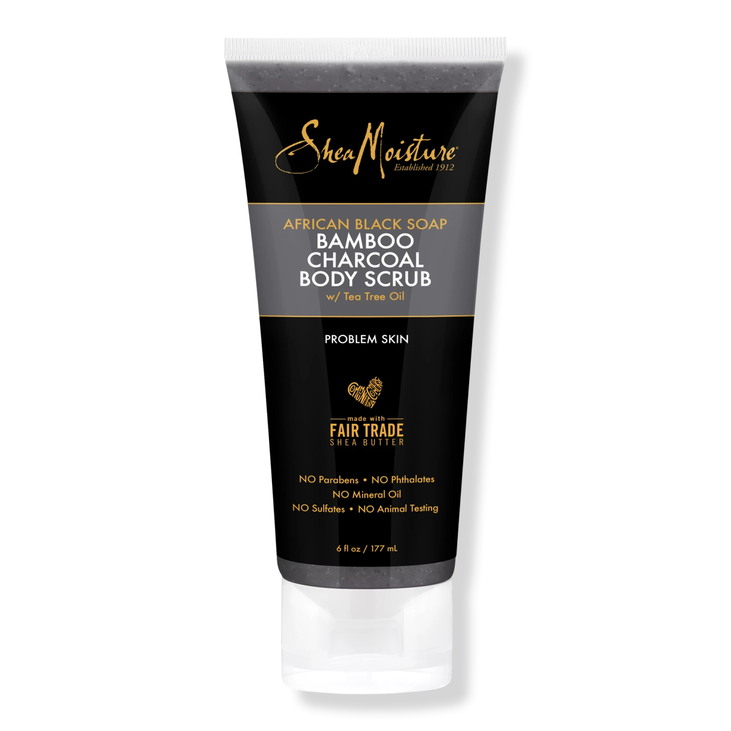 African Black Soap & Charcoal Body Scrub 1 African Black Soap & Charcoal Body Scrub