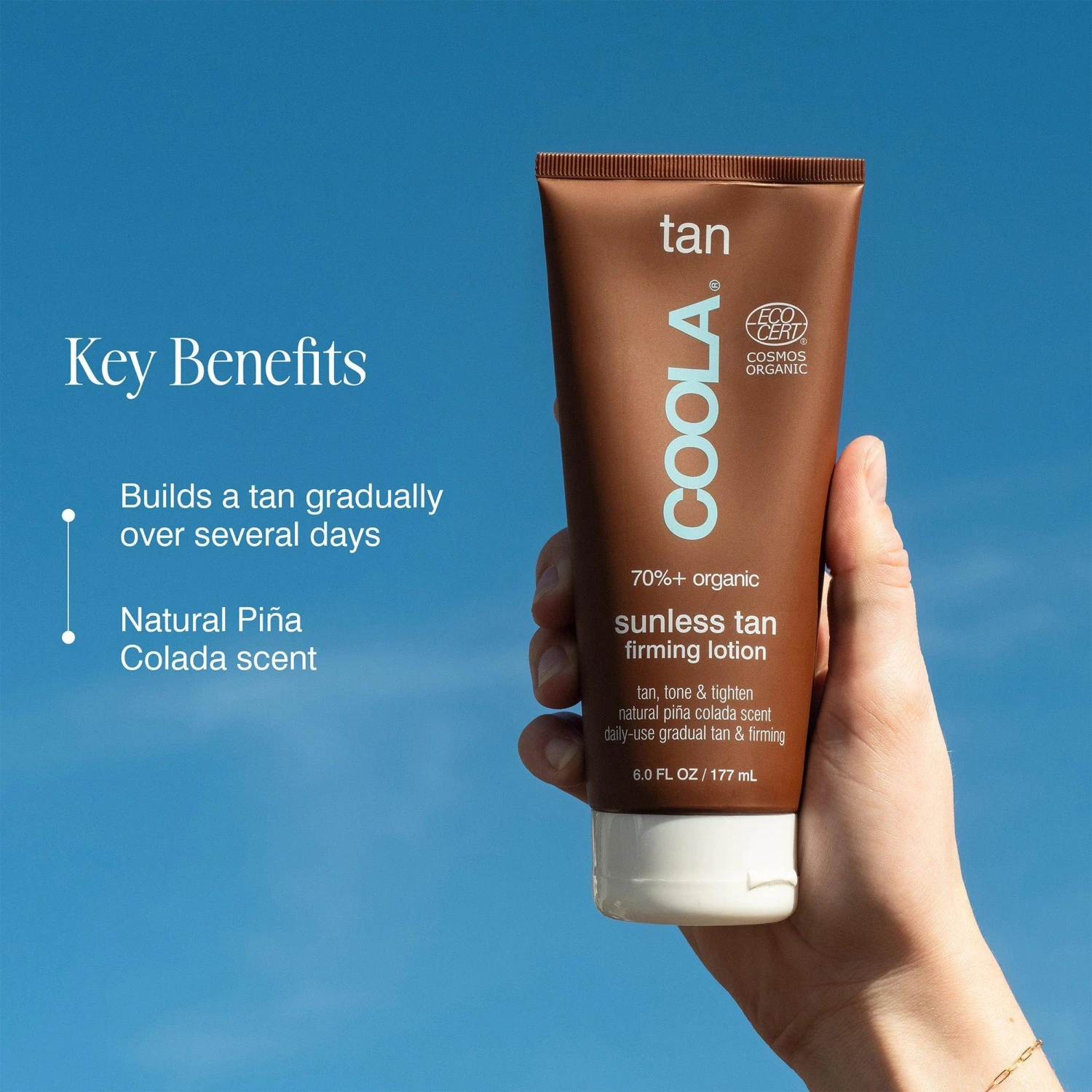 Coola Organic Sunless Tan Firming Lotion 3 Coola Organic Sunless Tan Firming Lotion - Image 3