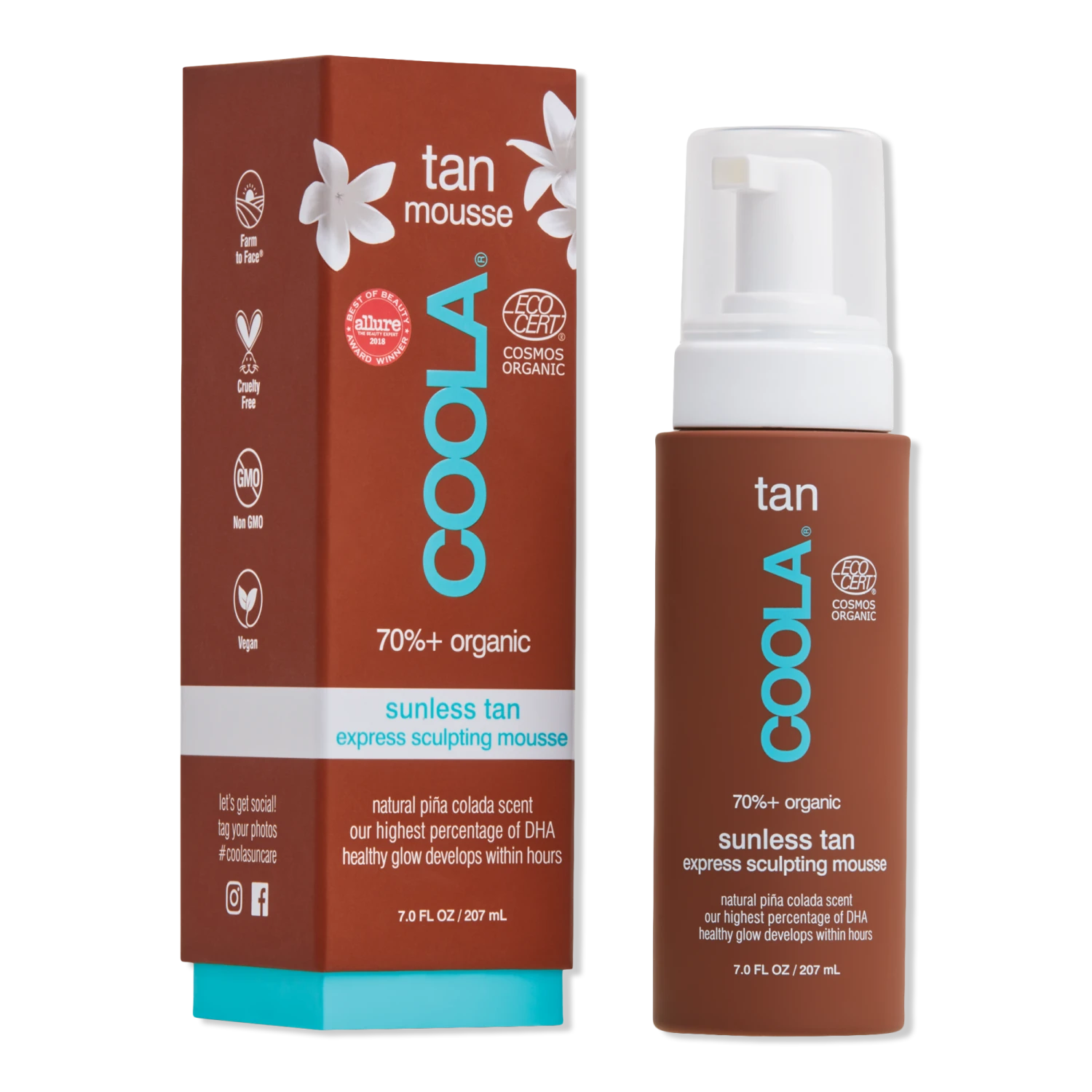Coola Organic Sunless Tan Express Sculpting Mousse 3 Coola Organic Sunless Tan Express Sculpting Mousse - Image 3