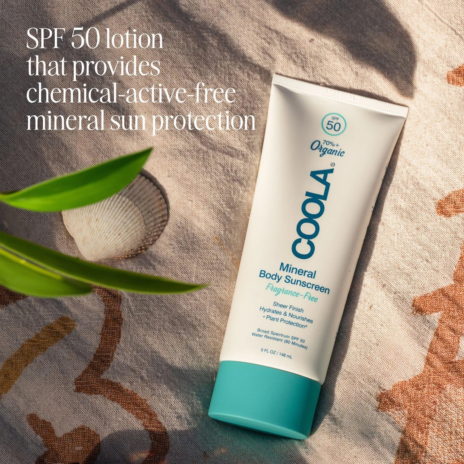 Coola Fragrance-Free Mineral Body Sunscreen Lotion SPF 50 2 Coola Fragrance-Free Mineral Body Sunscreen Lotion SPF 50 - Image 2