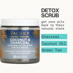 Coconut & Charcoal Underarm Detox Scrub -Cheap Beaunisa Store 2542204 alt02