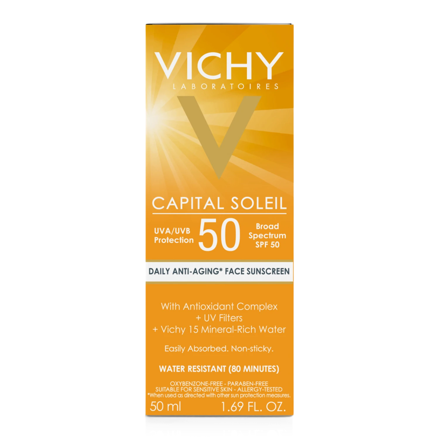 VICHY Capital Soleil Daily Anti-Aging Face Sunscreen SPF 50 3 VICHY Capital Soleil Daily Anti-Aging Face Sunscreen SPF 50 - Image 3