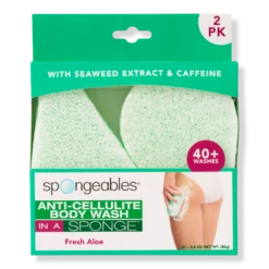 Anti-Cellulite Body Wash In A Sponge 2-Pack