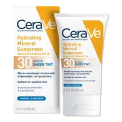 Cerave Hydrating Mineral Sunscreen Lotion For Face With Sheer Tint SPF 30 16 Cerave Hydrating Mineral Sunscreen Lotion For Face With Sheer Tint SPF 30 -Cheap Beaunisa Store 2559459