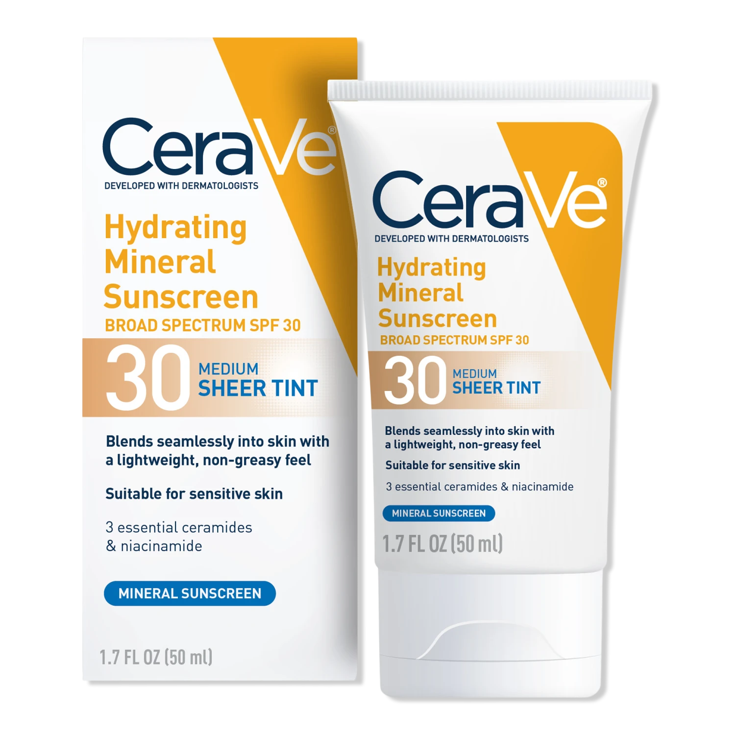 Cerave Hydrating Mineral Sunscreen Lotion For Face With Sheer Tint SPF 30 7 Cerave Hydrating Mineral Sunscreen Lotion For Face With Sheer Tint SPF 30 - Image 7