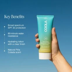 Coola Classic Body Organic Sunscreen Lotion SPF 30 - Piña Colada 10 Coola Classic Body Organic Sunscreen Lotion SPF 30 - Piña Colada -Cheap Beaunisa Store 2561099cm alt02