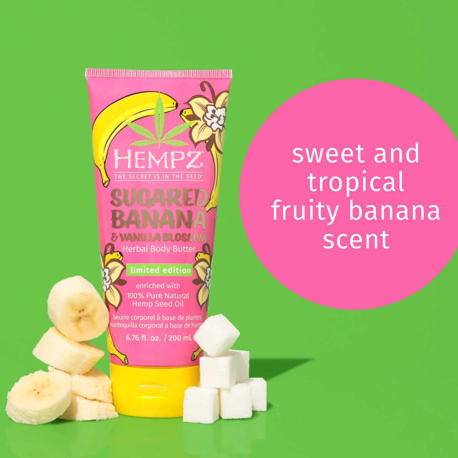 Limited Edition Sugared Banana & Vanilla Blossom Herbal Body Butter 6 Limited Edition Sugared Banana & Vanilla Blossom Herbal Body Butter - Image 6