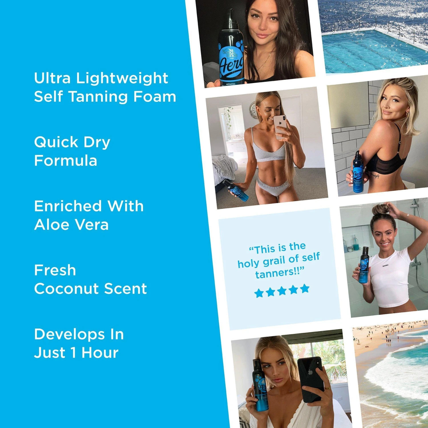 Bondi Sands Aero Aerated Self Tanning Foam 3 Bondi Sands Aero Aerated Self Tanning Foam - Image 3