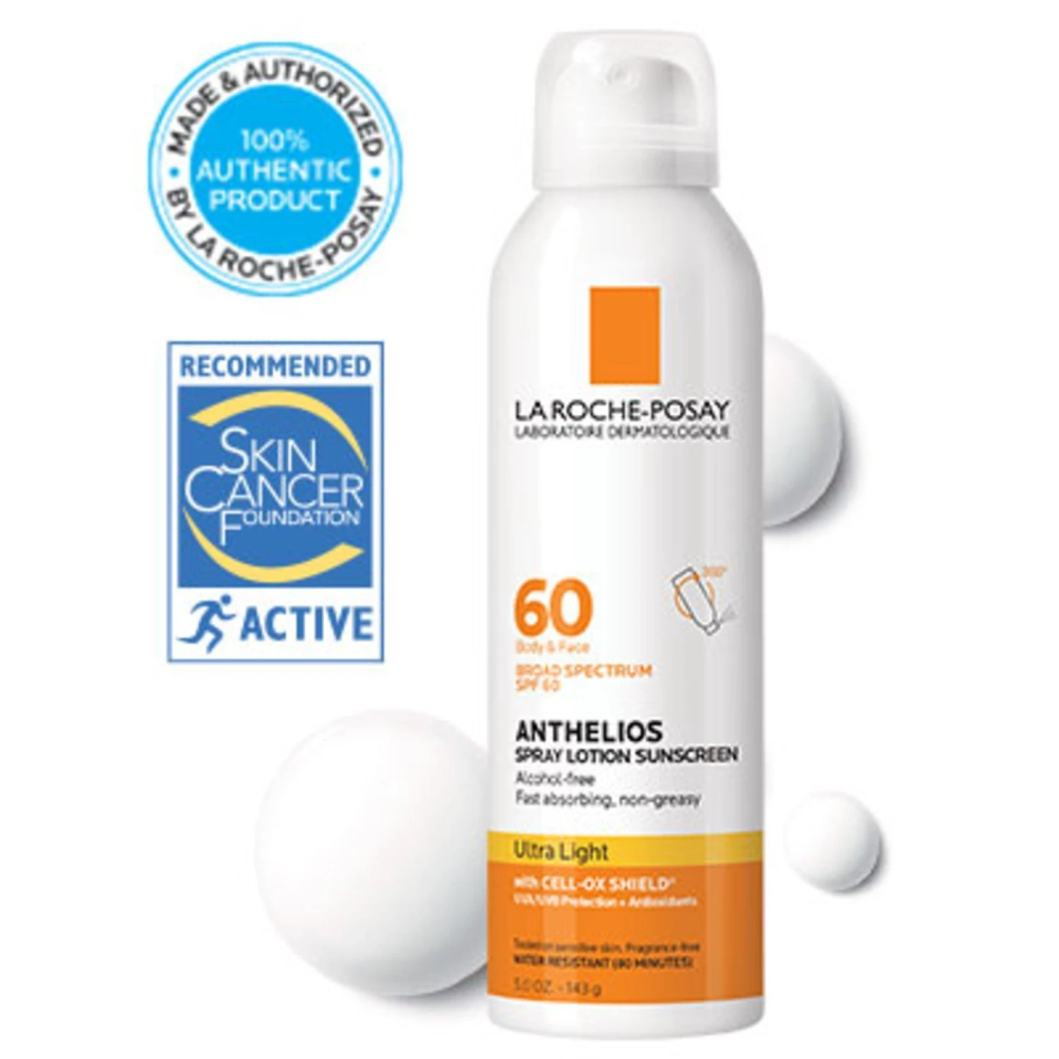 LA ROCHE-POSAY Anthelios Ultra Light Sunscreen Lotion Spray SPF 60 3 LA ROCHE-POSAY Anthelios Ultra Light Sunscreen Lotion Spray SPF 60 - Image 3