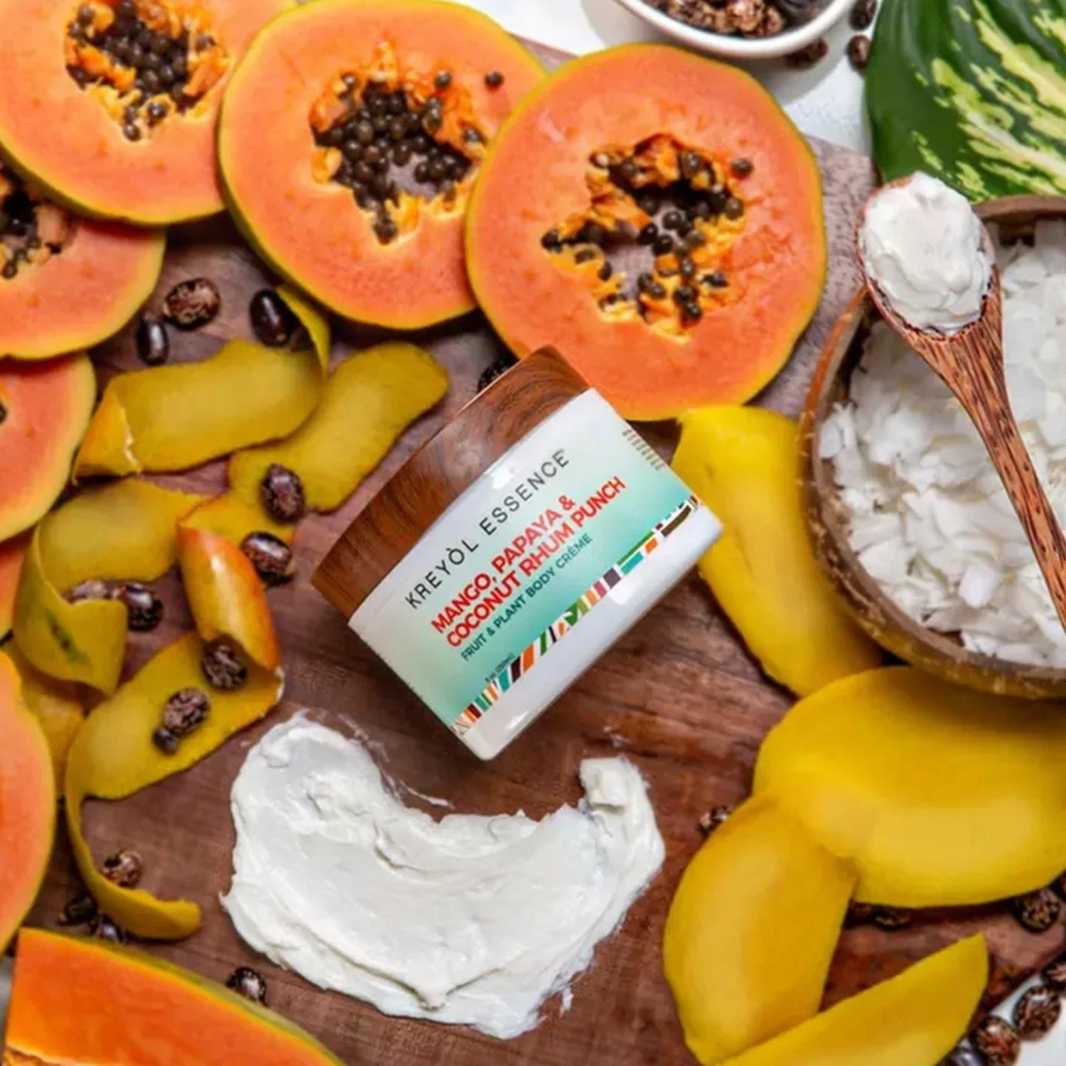 Mango, Papaya & Coconut Rhum Punch Body Creme 5 Mango, Papaya & Coconut Rhum Punch Body Creme - Image 5