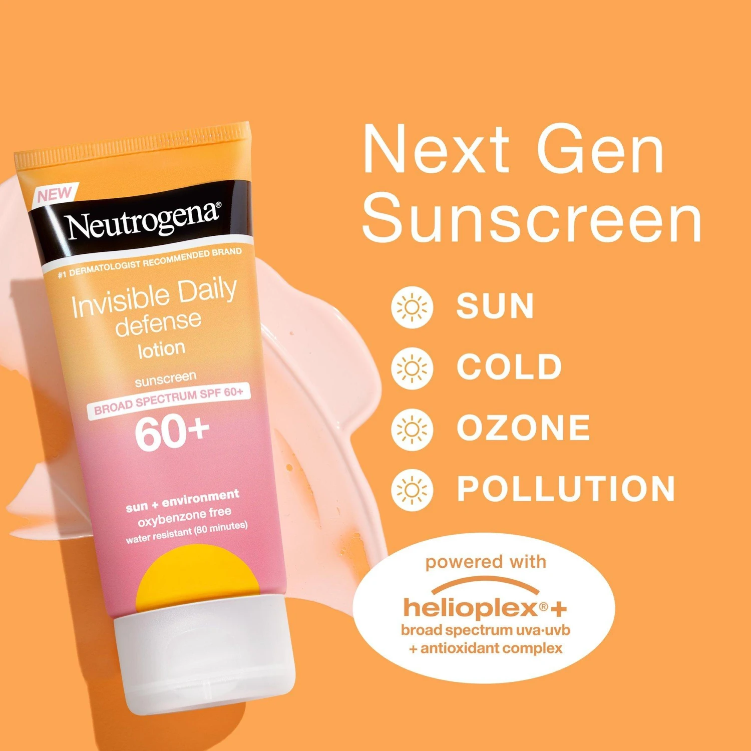 Neutrogena Invisible Daily Defense Lotion SPF 60+ 3 Neutrogena Invisible Daily Defense Lotion SPF 60+ - Image 3