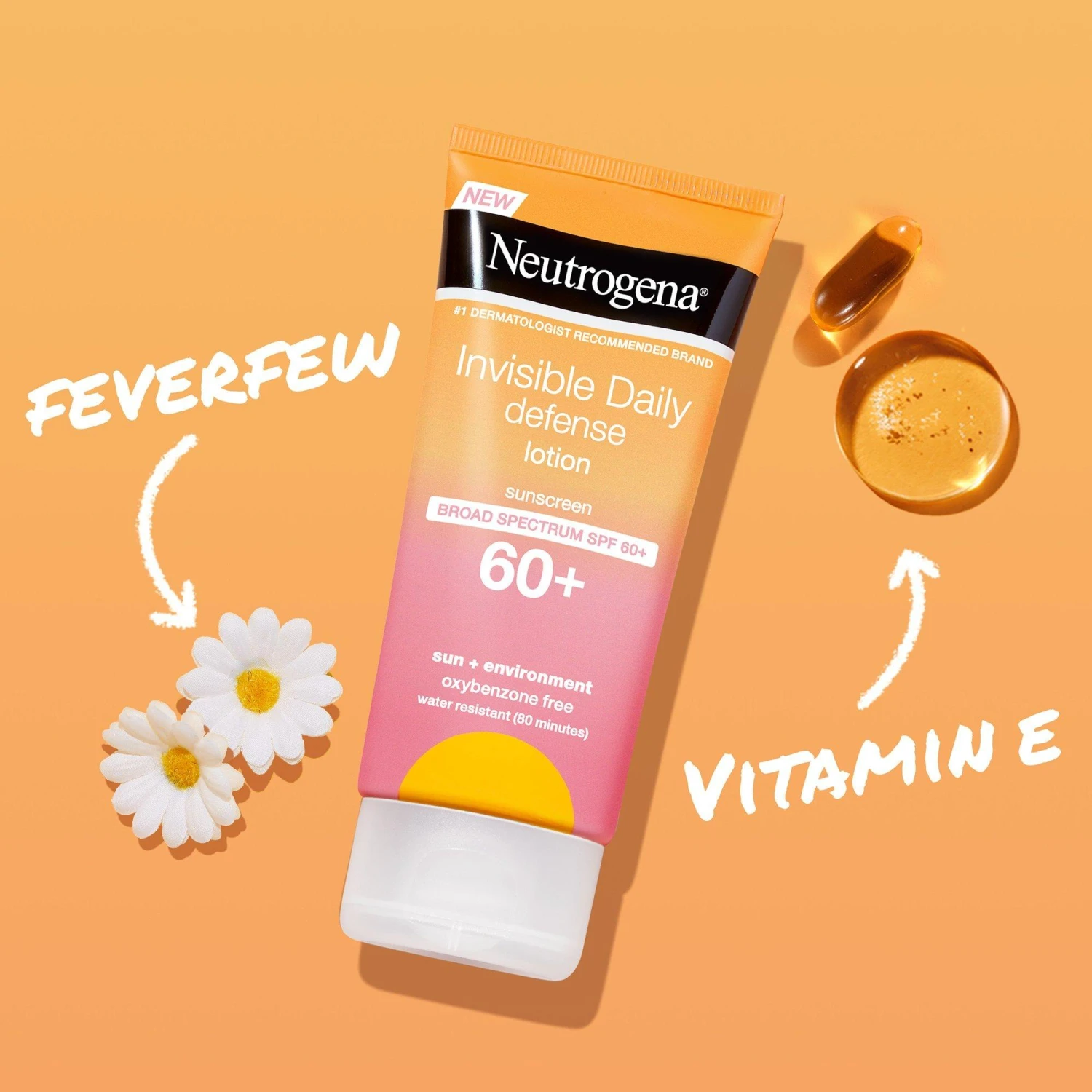 Neutrogena Invisible Daily Defense Lotion SPF 60+ 2 Neutrogena Invisible Daily Defense Lotion SPF 60+ - Image 2