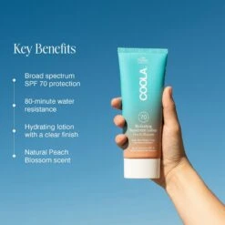 Coola Peach Blossom Classic Body Sunscreen SPF 70