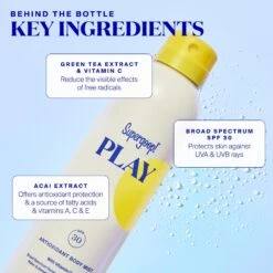 PLAY Antioxidant Body Sunscreen Mist With Vitamin C SPF 30