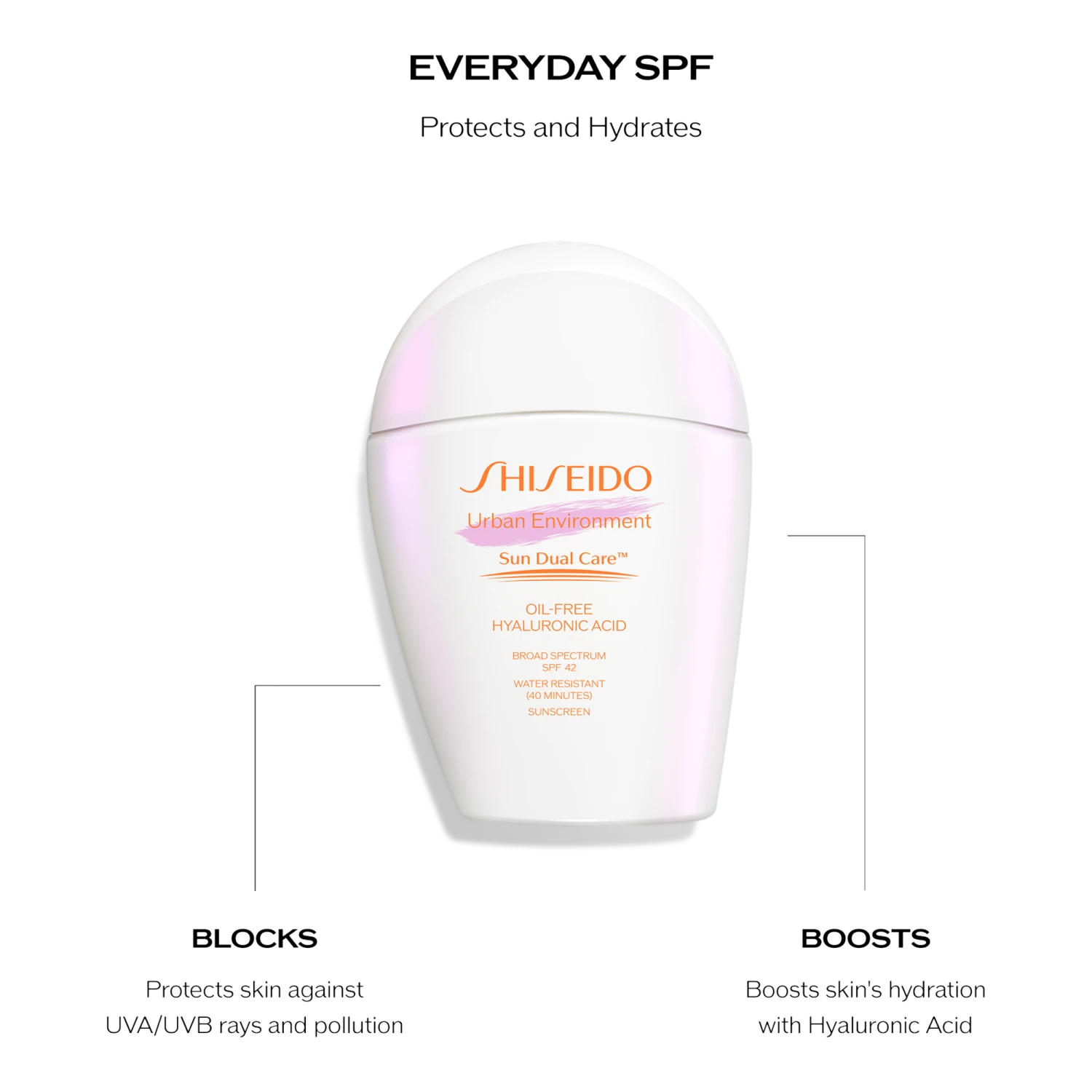 Shiseido Urban Environment Oil-Free Sunscreen Broad-Spectrum SPF 42 5 Shiseido Urban Environment Oil-Free Sunscreen Broad-Spectrum SPF 42 - Image 5