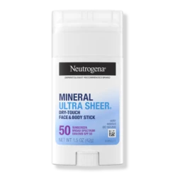 Neutrogena Ultra Sheer SPF 50 Zinc Mineral Sunscreen Stick -Cheap Beaunisa Store 2595047
