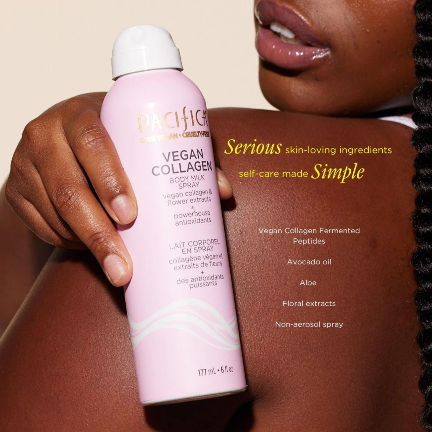 Vegan Collagen Hydrating Body Milk Spray 1 Vegan Collagen Hydrating Body Milk Spray