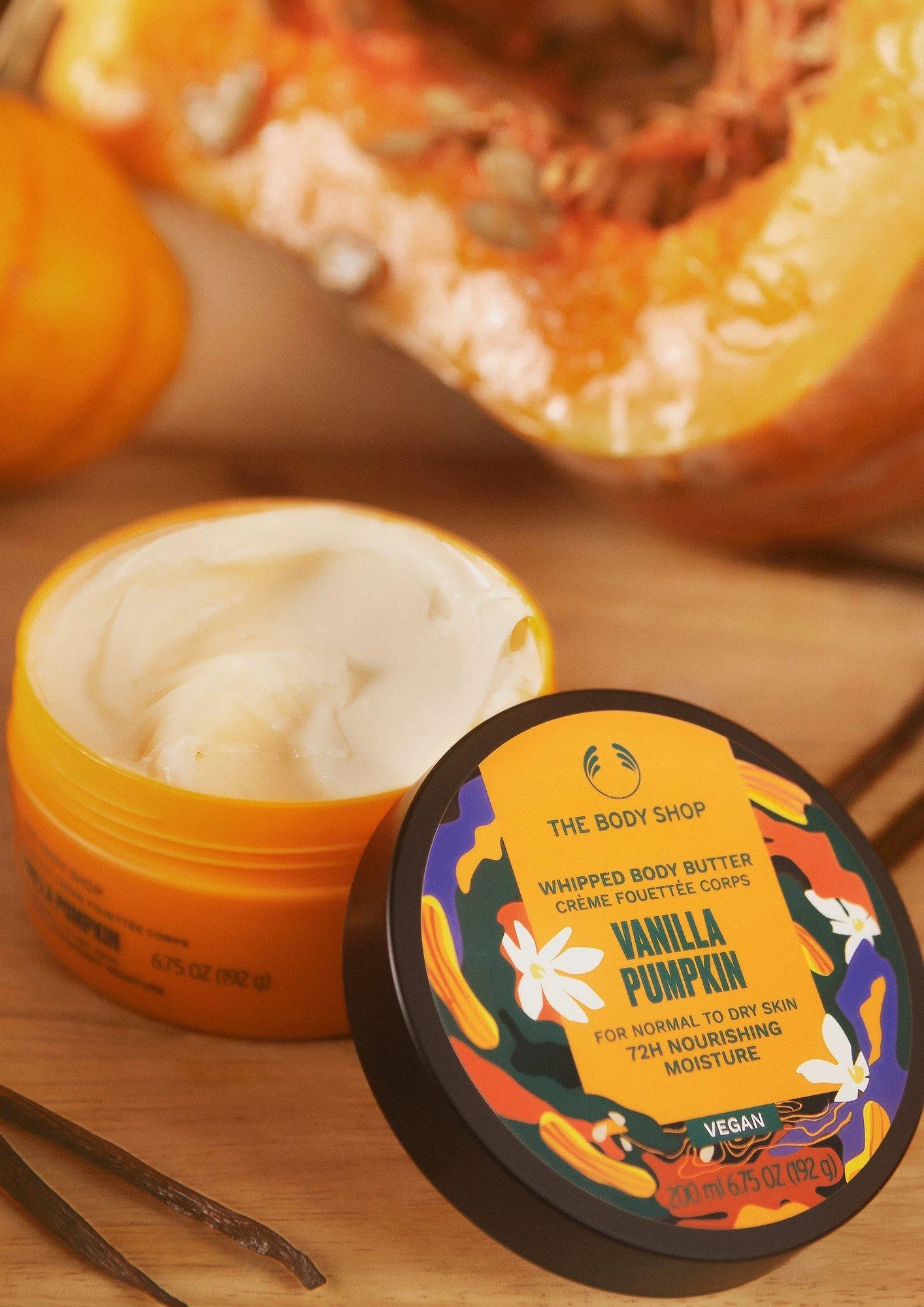 The Body Shop Limited Edition Vanilla Pumpkin Whipped Body Butter 3 The Body Shop Limited Edition Vanilla Pumpkin Whipped Body Butter - Image 3