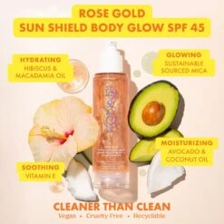 Rose Gold Sun Shield Body Glow SPF 45 9 Rose Gold Sun Shield Body Glow SPF 45 -Cheap Beaunisa Store 2605238 alt05