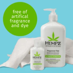 Fragrance Free Herbal Body Moisturizer
