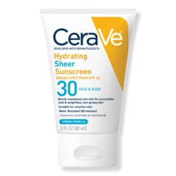 Cerave Hydrating Sheer Sunscreen Lotion For Face And Body SPF 30 -Cheap Beaunisa Store 2606576