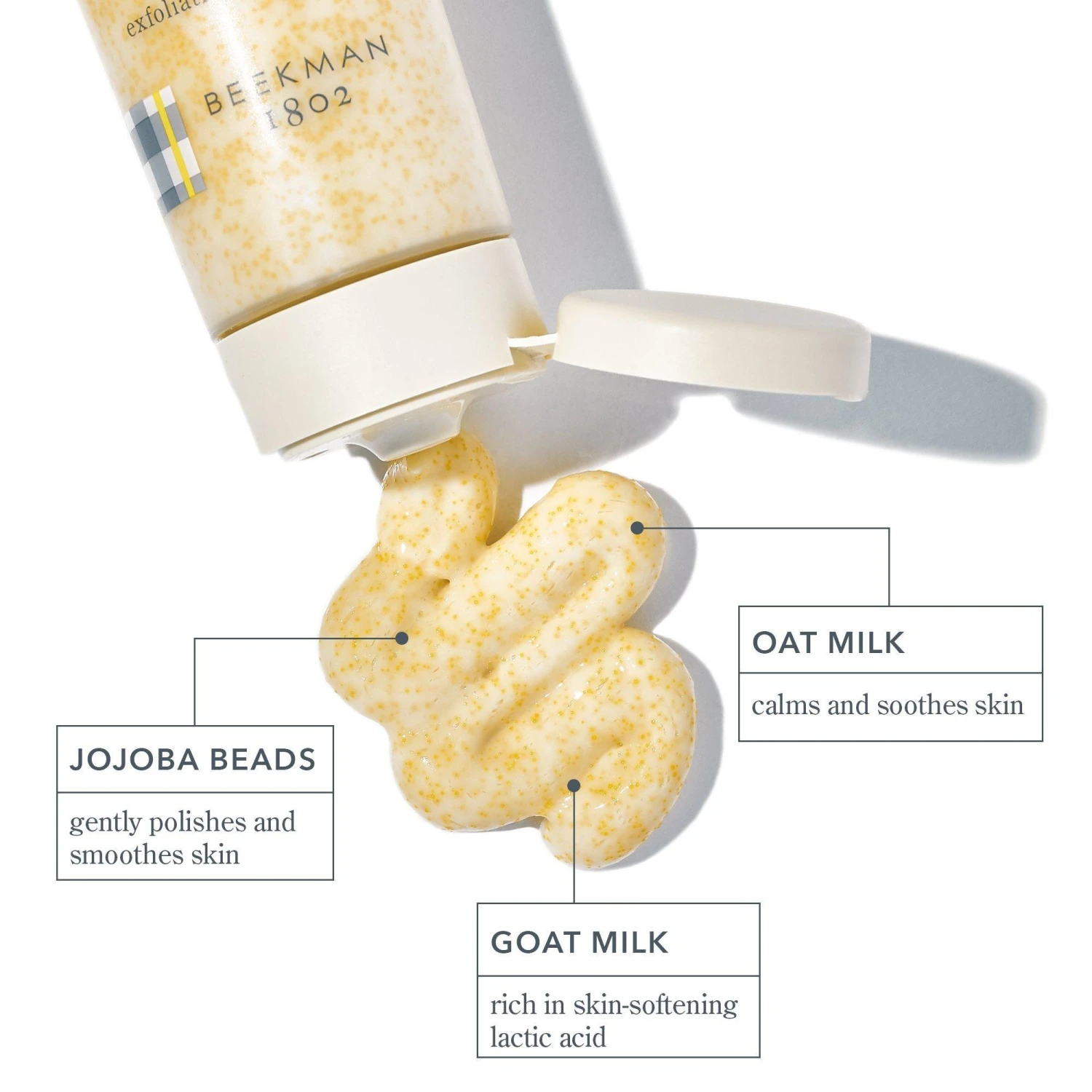 Milk Scrub Oat And Goat Milk Exfoliating Facial Cleanser 2 Milk Scrub Oat And Goat Milk Exfoliating Facial Cleanser - Image 2