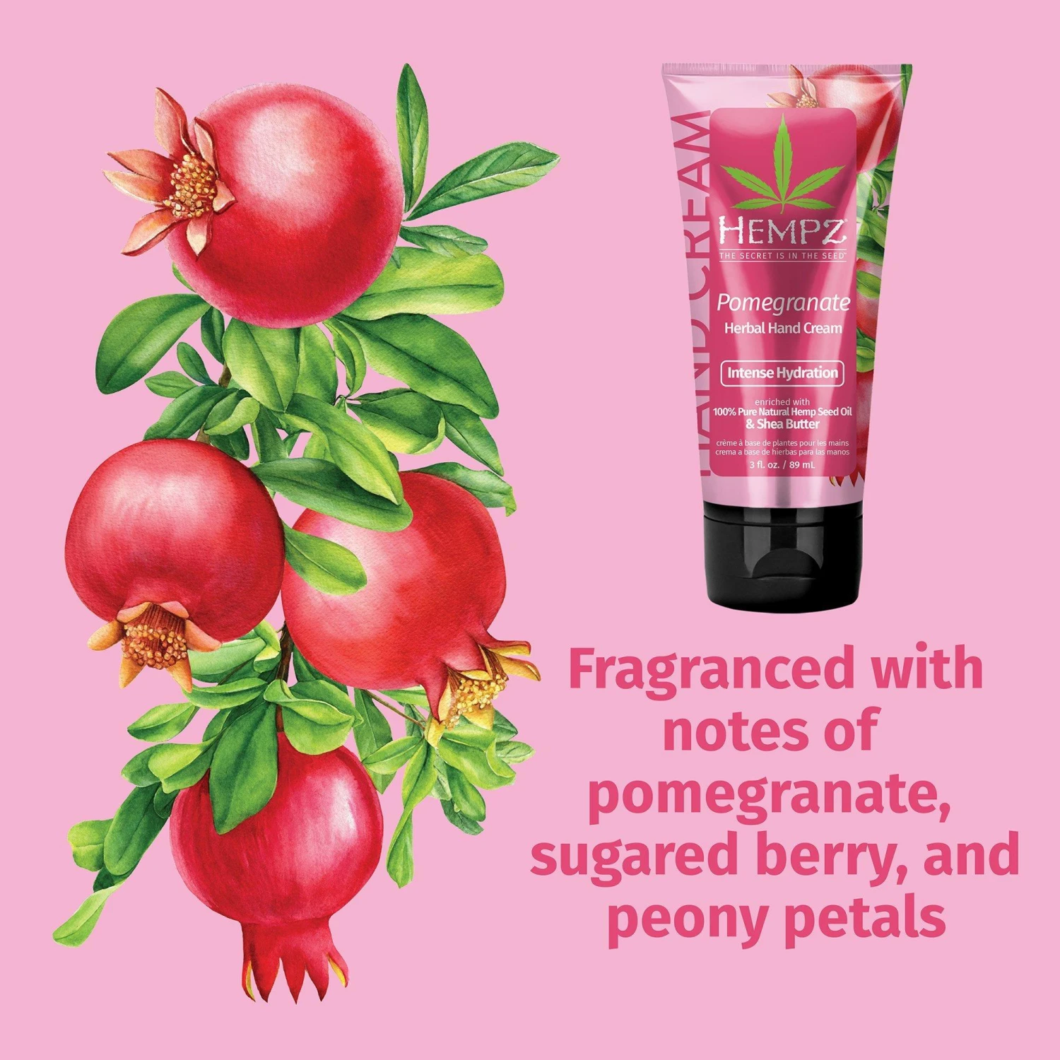 Pomegranate Herbal Hand Cream 2 Pomegranate Herbal Hand Cream - Image 2