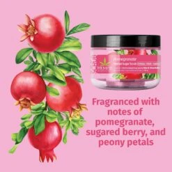 Pomegranate Herbal Sugar Scrub