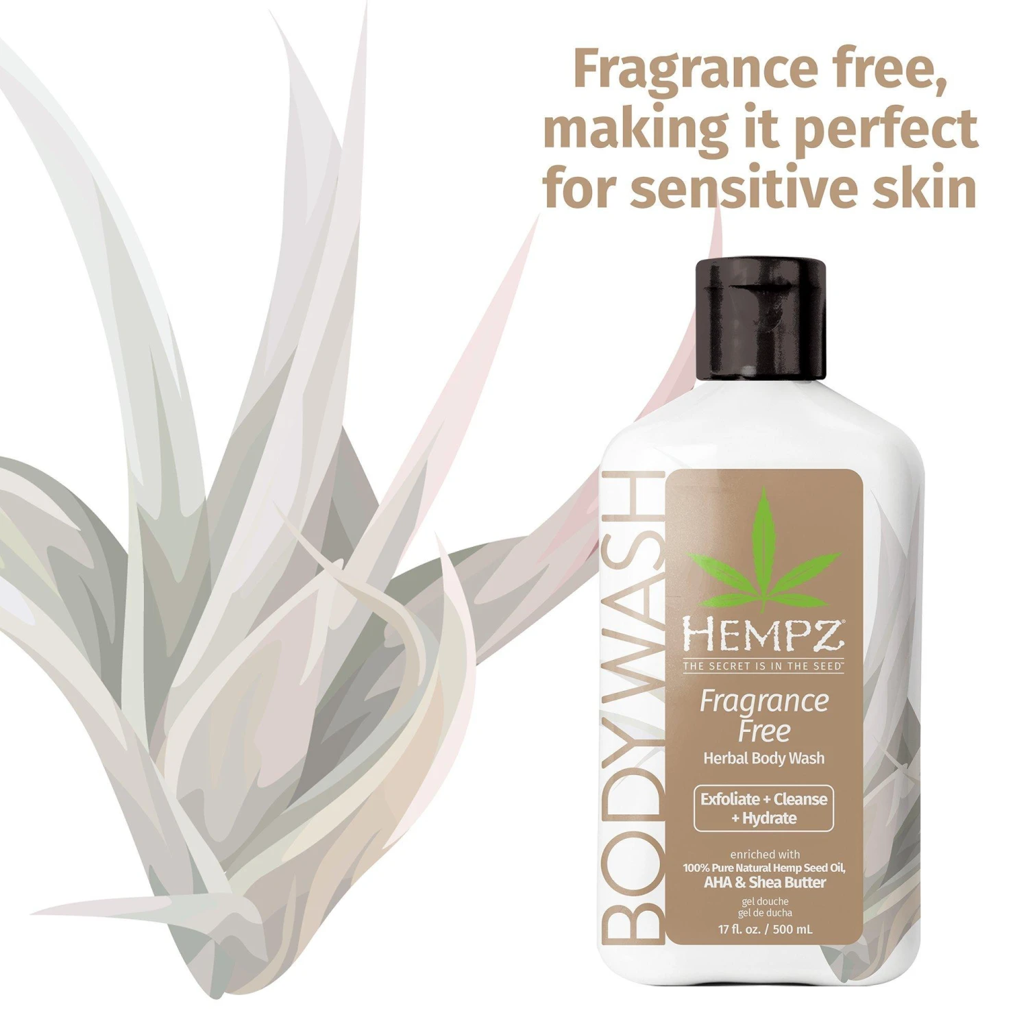 Fragrance Free Herbal Body Wash 2 Fragrance Free Herbal Body Wash - Image 2