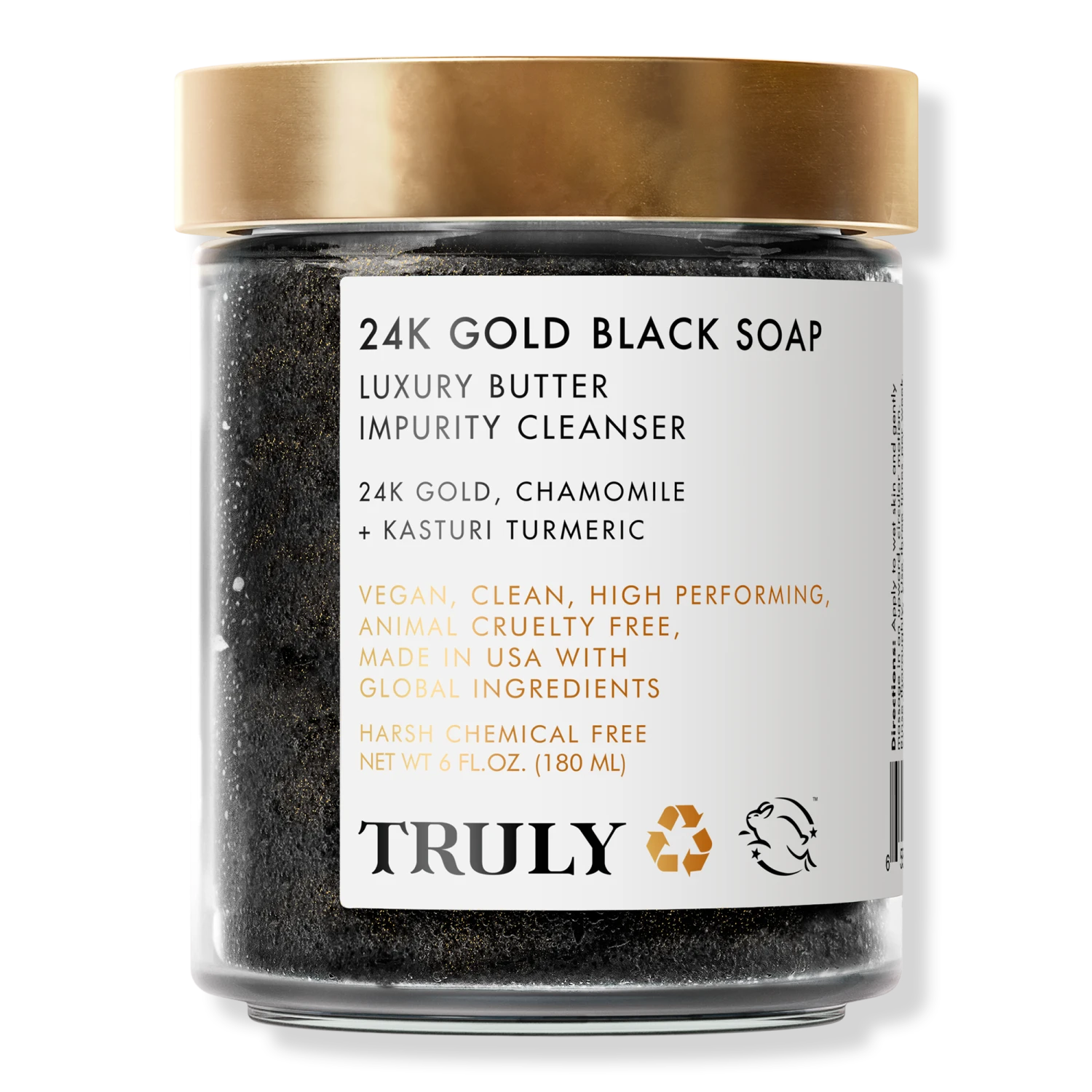 24K Gold Black Soap Luxury Butter Impurity Cleanser 1 24K Gold Black Soap Luxury Butter Impurity Cleanser