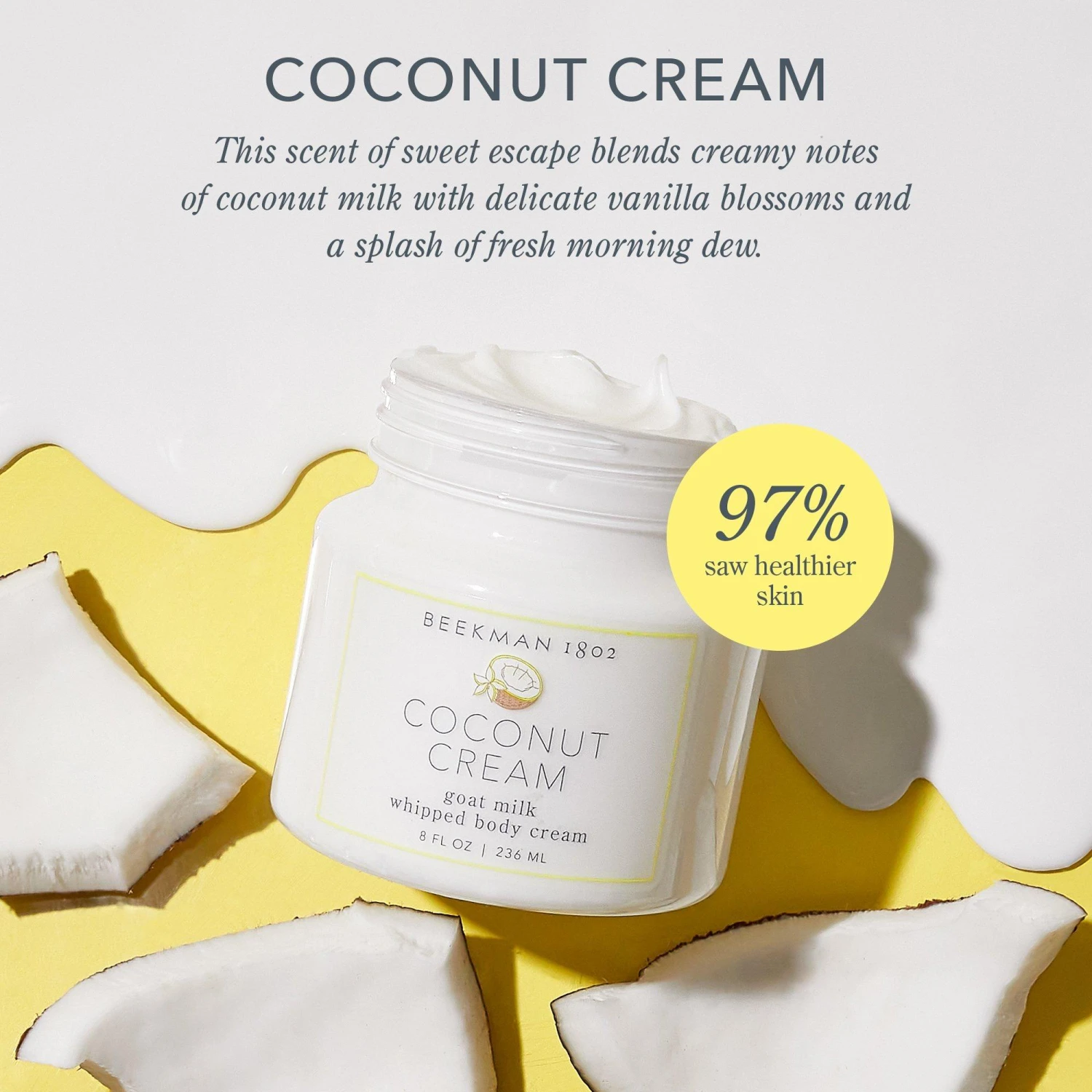 Coconut Cream Whipped Body Cream 7 Coconut Cream Whipped Body Cream - Image 7