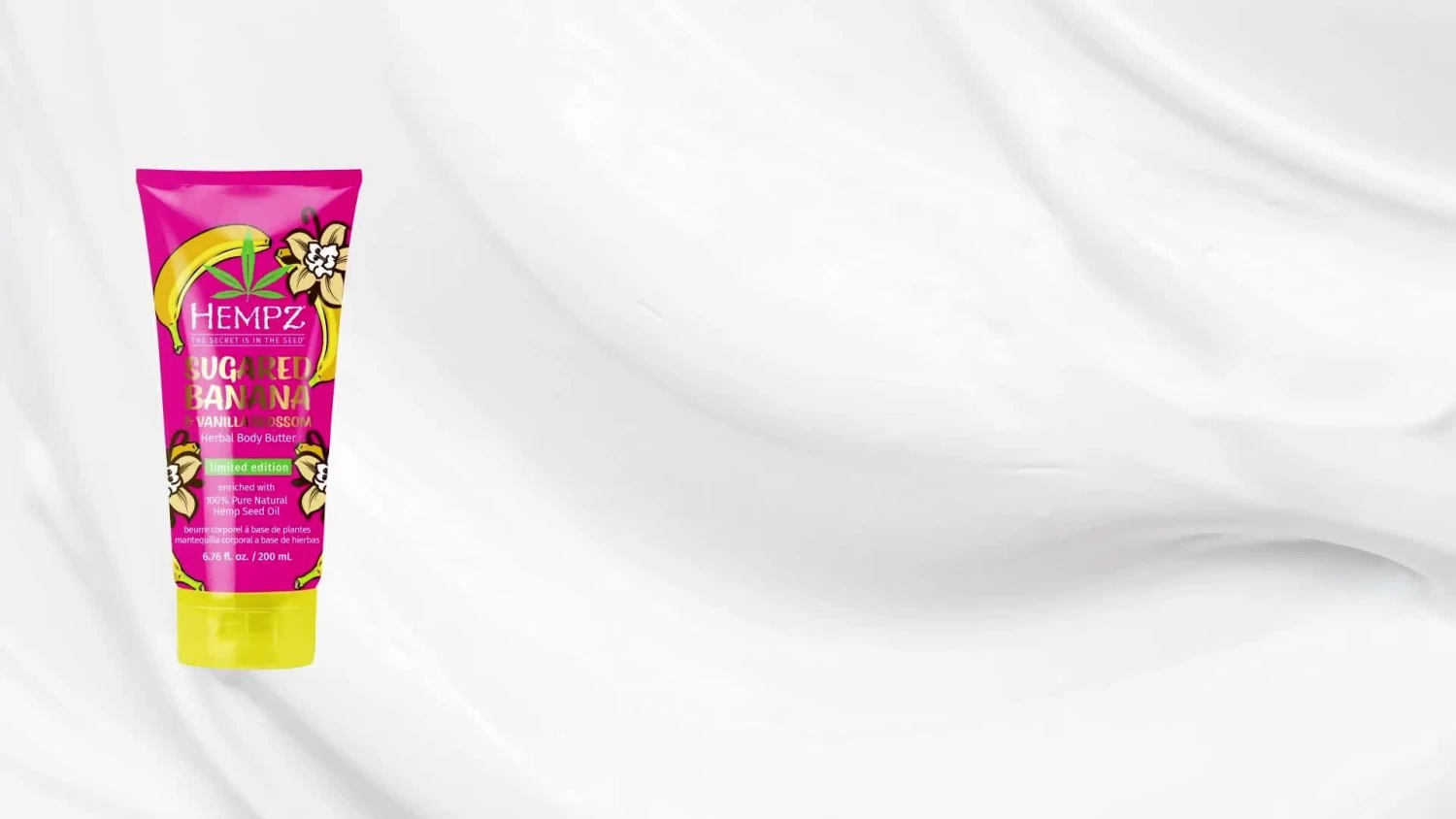 Limited Edition Sugared Banana & Vanilla Blossom Herbal Body Butter 1 Limited Edition Sugared Banana & Vanilla Blossom Herbal Body Butter