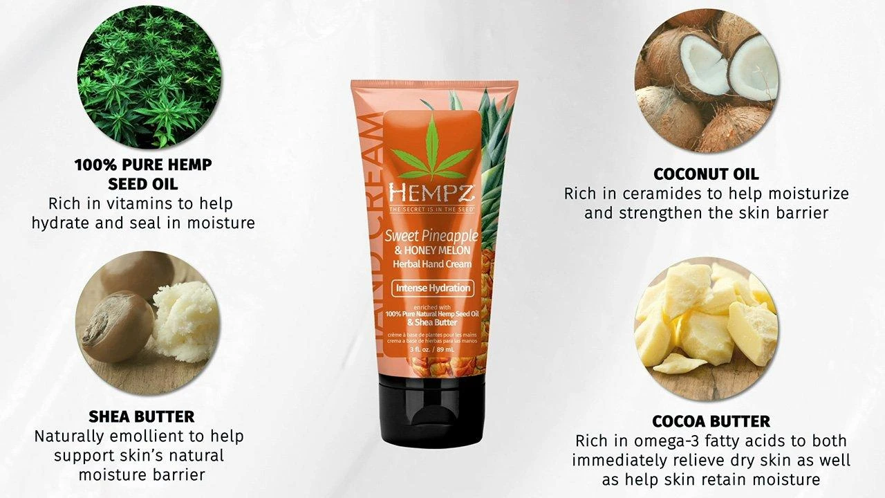 Sweet Pineapple & Honey Melon Herbal Hand Cream 4 Sweet Pineapple & Honey Melon Herbal Hand Cream - Image 4