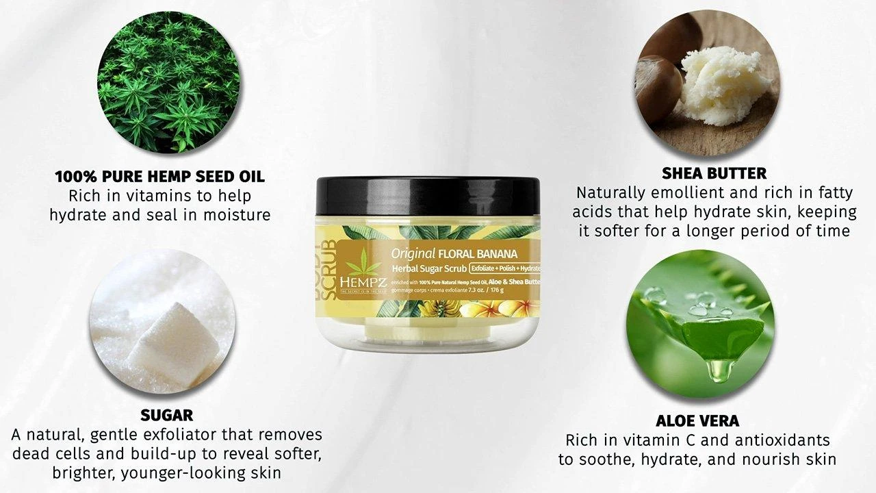 Original Floral Banana Herbal Sugar Scrub 4 Original Floral Banana Herbal Sugar Scrub - Image 4