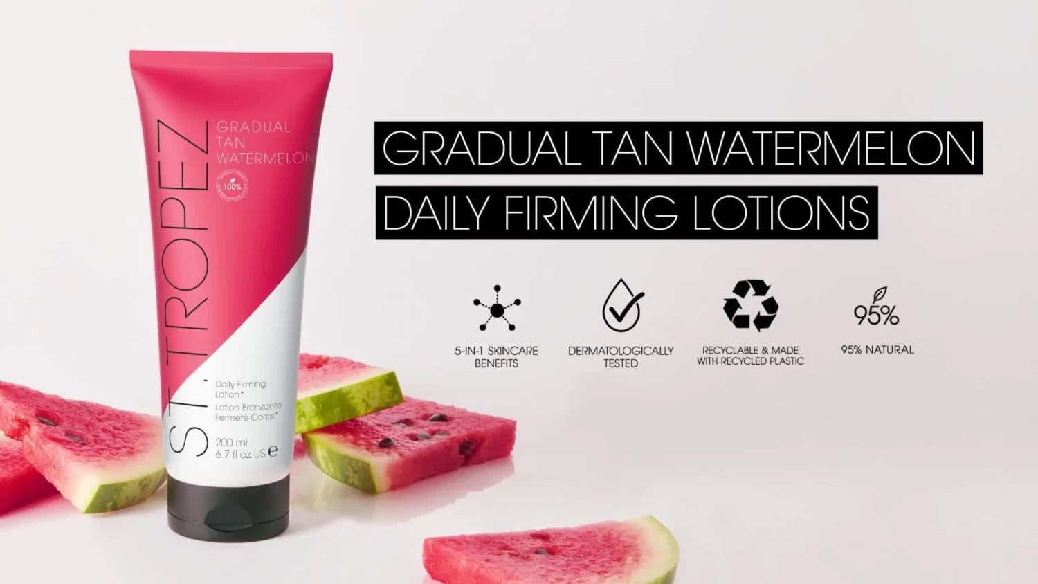 St. Tropez Gradual Tan Watermelon Firming Lotion 3 St. Tropez Gradual Tan Watermelon Firming Lotion - Image 3