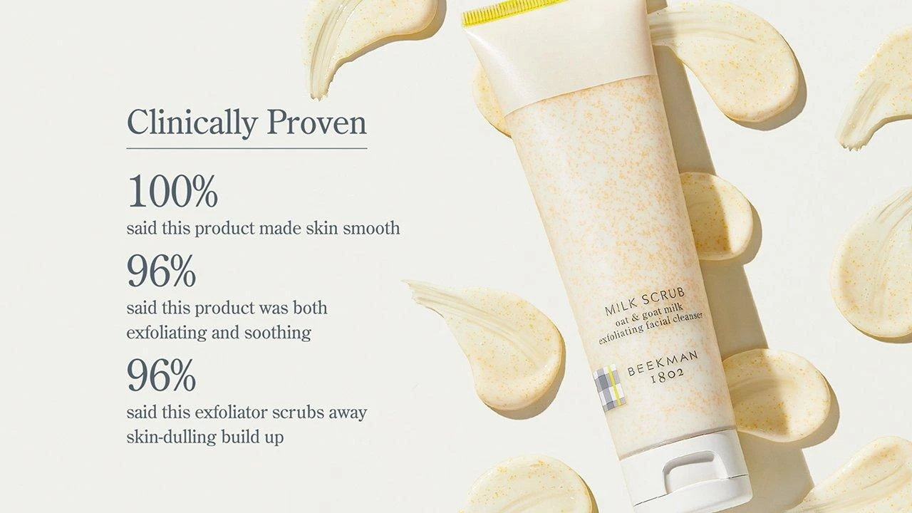 Milk Scrub Oat And Goat Milk Exfoliating Facial Cleanser 5 Milk Scrub Oat And Goat Milk Exfoliating Facial Cleanser - Image 5